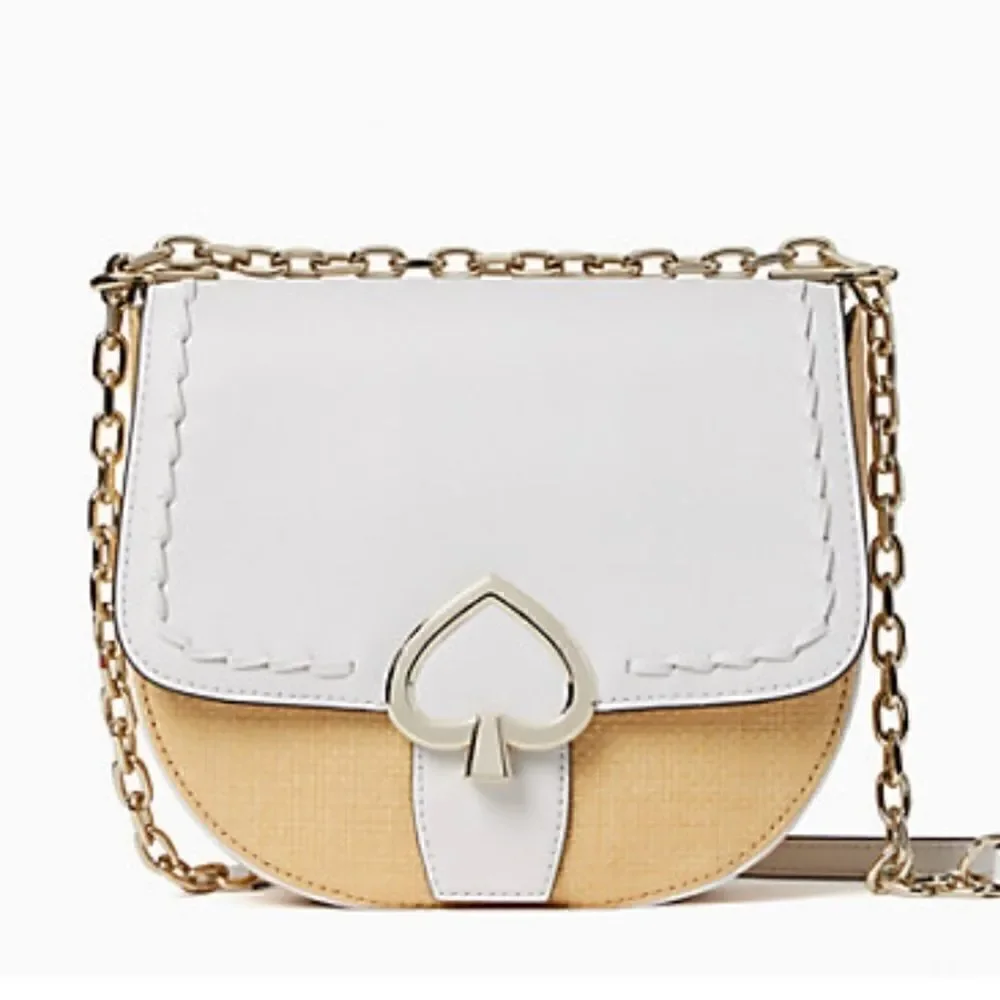 NWT Kate Spade Medium Chain Saddle Bag